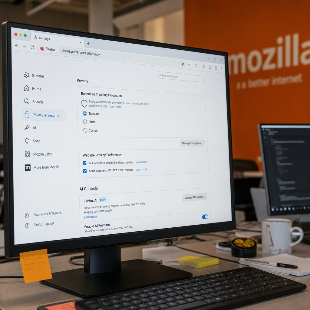 Firefox 的 Project Nova：圆角之外，Mozilla 想把隐私和 AI 开关摆到明处