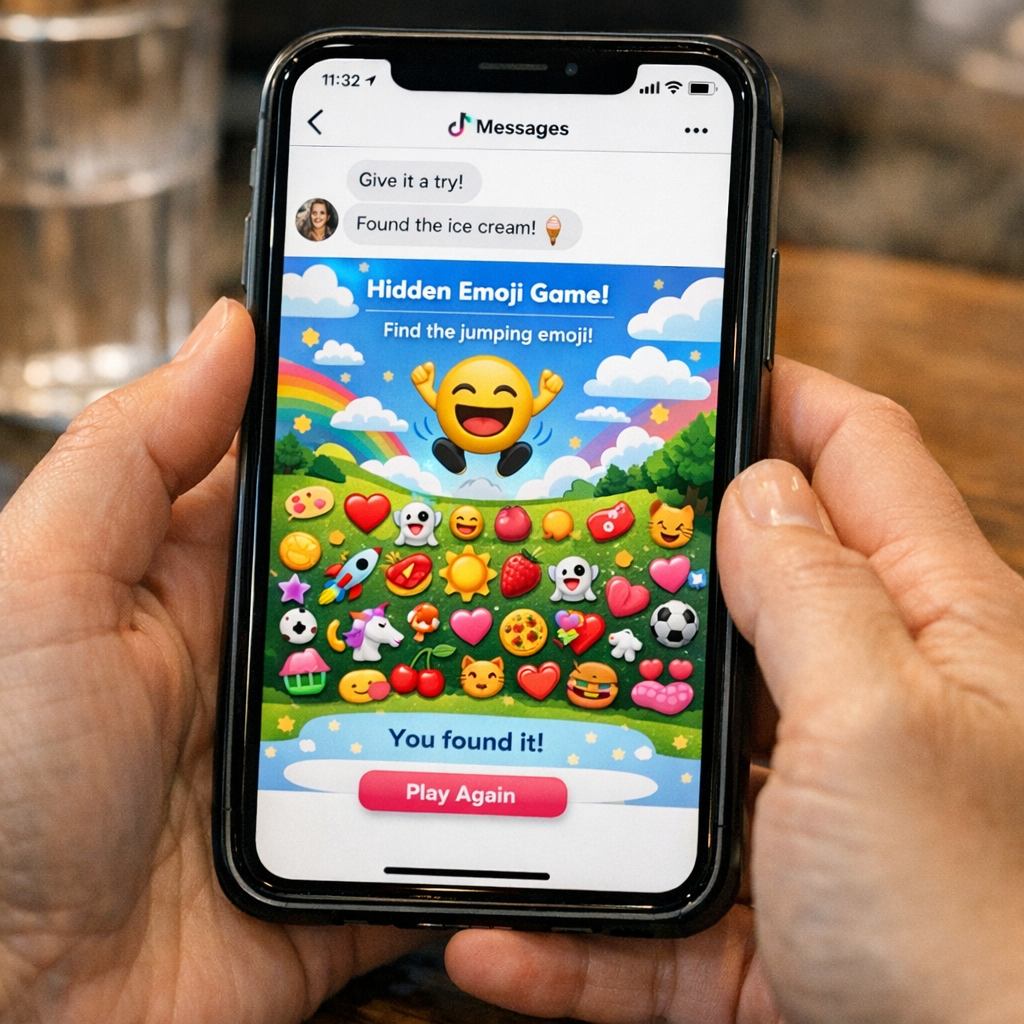 TikTok把小游戏塞进私信：一枚表情包，正在变成社交平台的新流量钩子