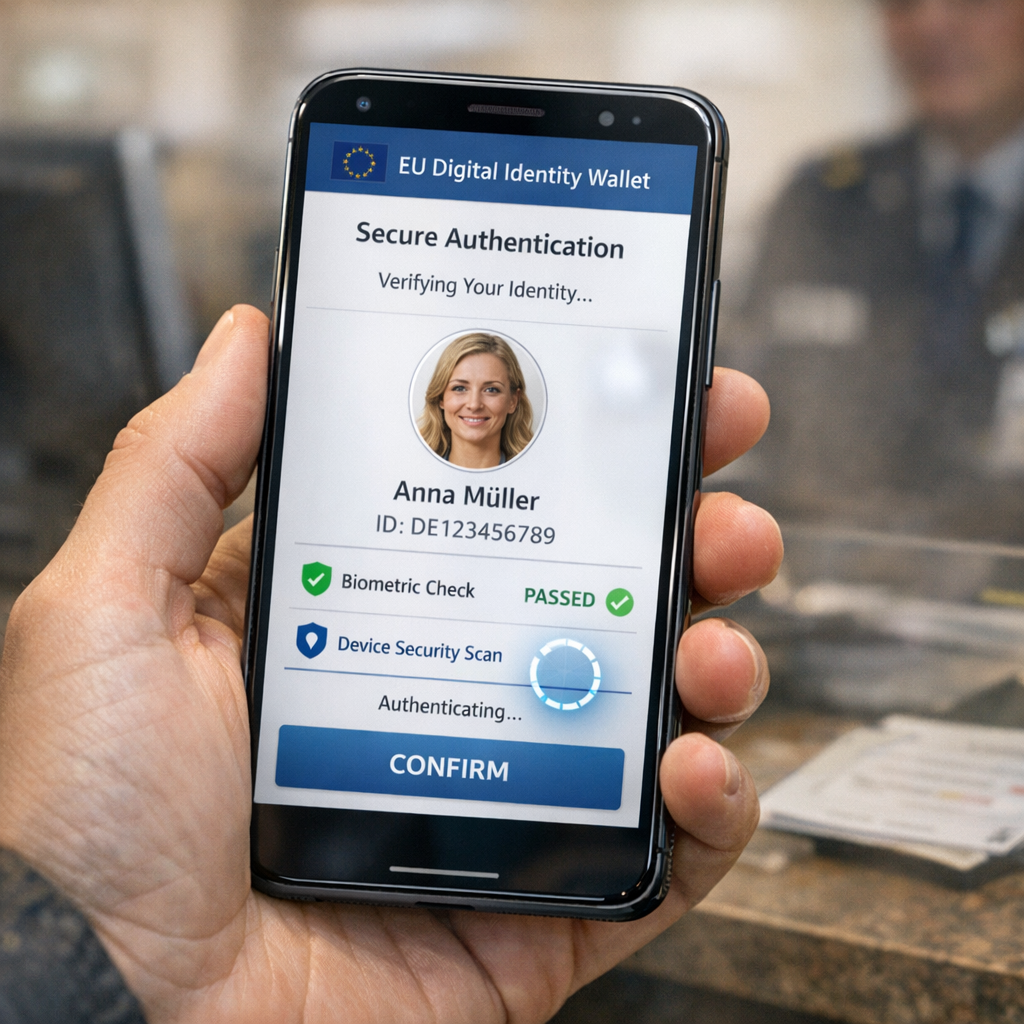欧洲数字钱包盯上手机漏洞:你的身份证明,不能输给一台没打补丁的手机