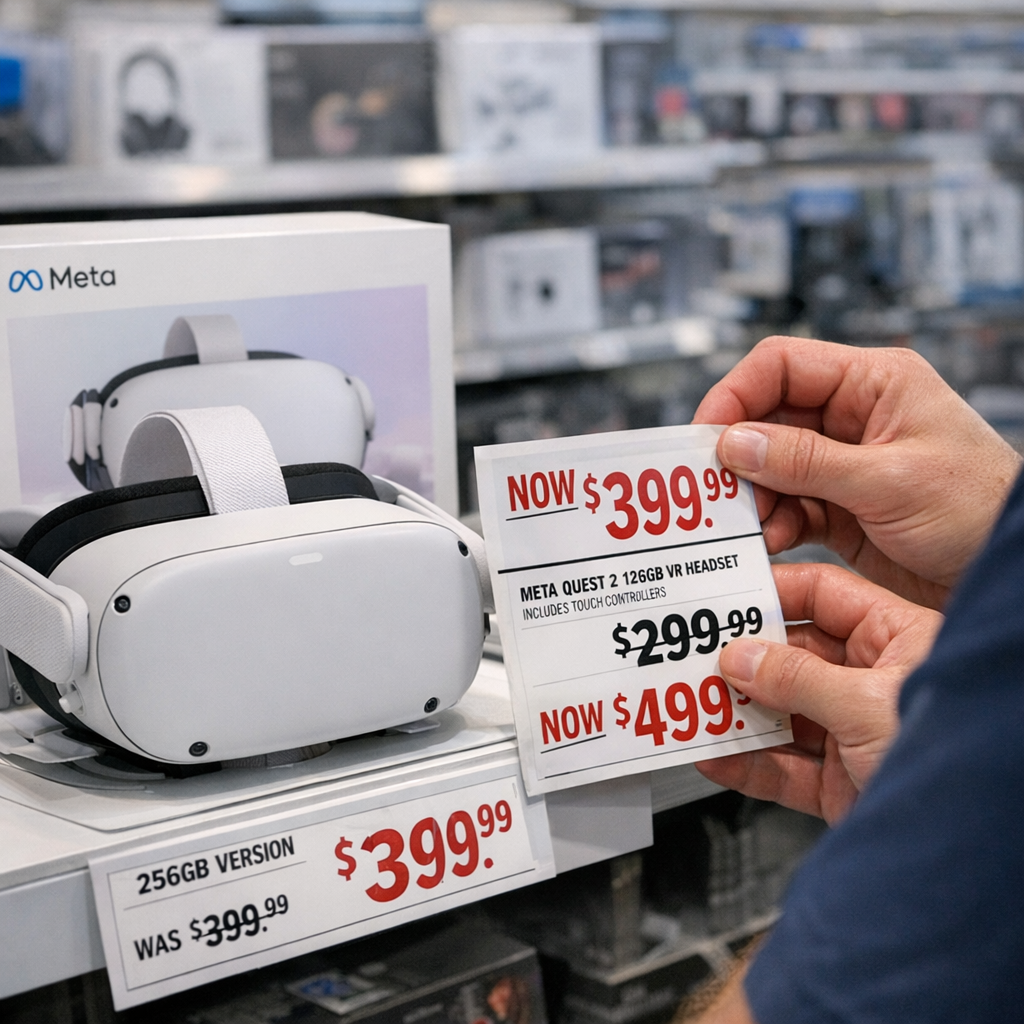 Meta上调Quest售价：不是VR突然变贵了，而是内存芯片把整个硬件行业都逼急了