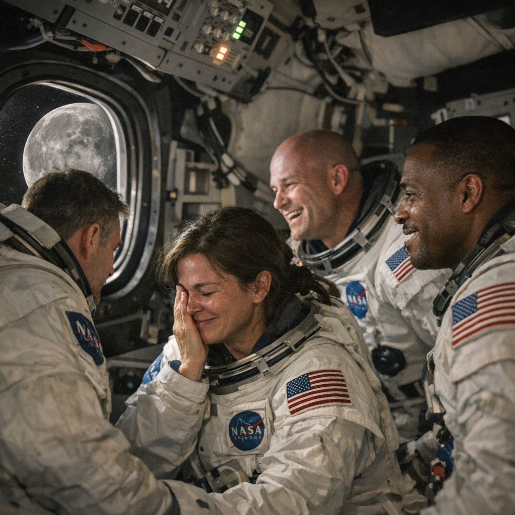 飞到月球背面那一刻，人类又一次看见了地球有多小