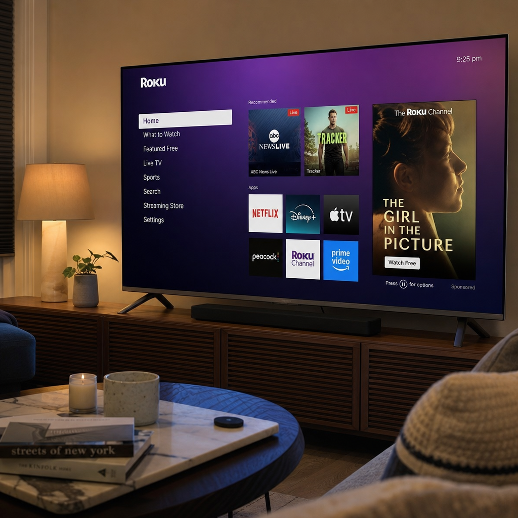 Roku OS 首页大改版：电视开机入口，正在变成广告入口