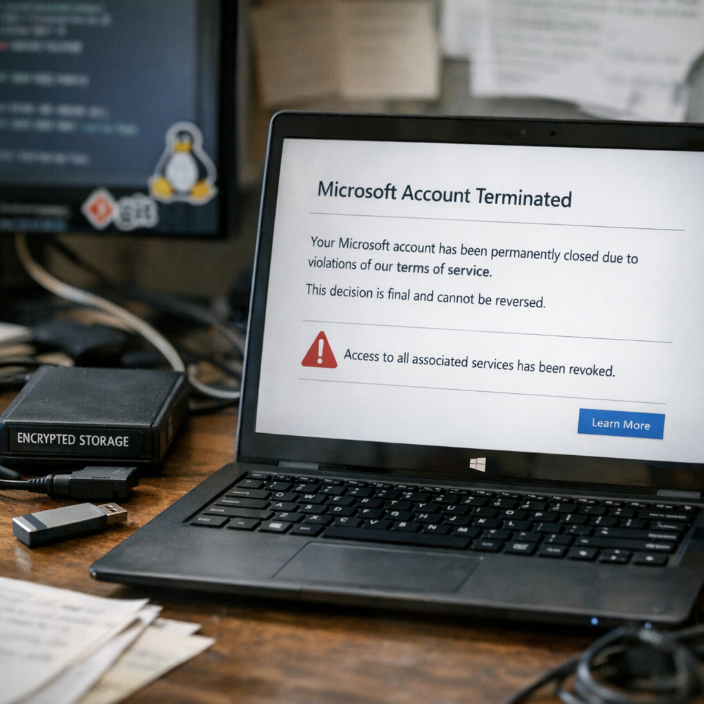 一纸封禁卡住 VeraCrypt：当微软账户失效，开源加密软件的 Windows 生命线也被掐住了