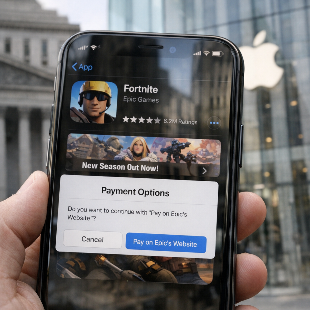 苹果没能暂停 App Store 支付调整：美国外部购买链接继续开放