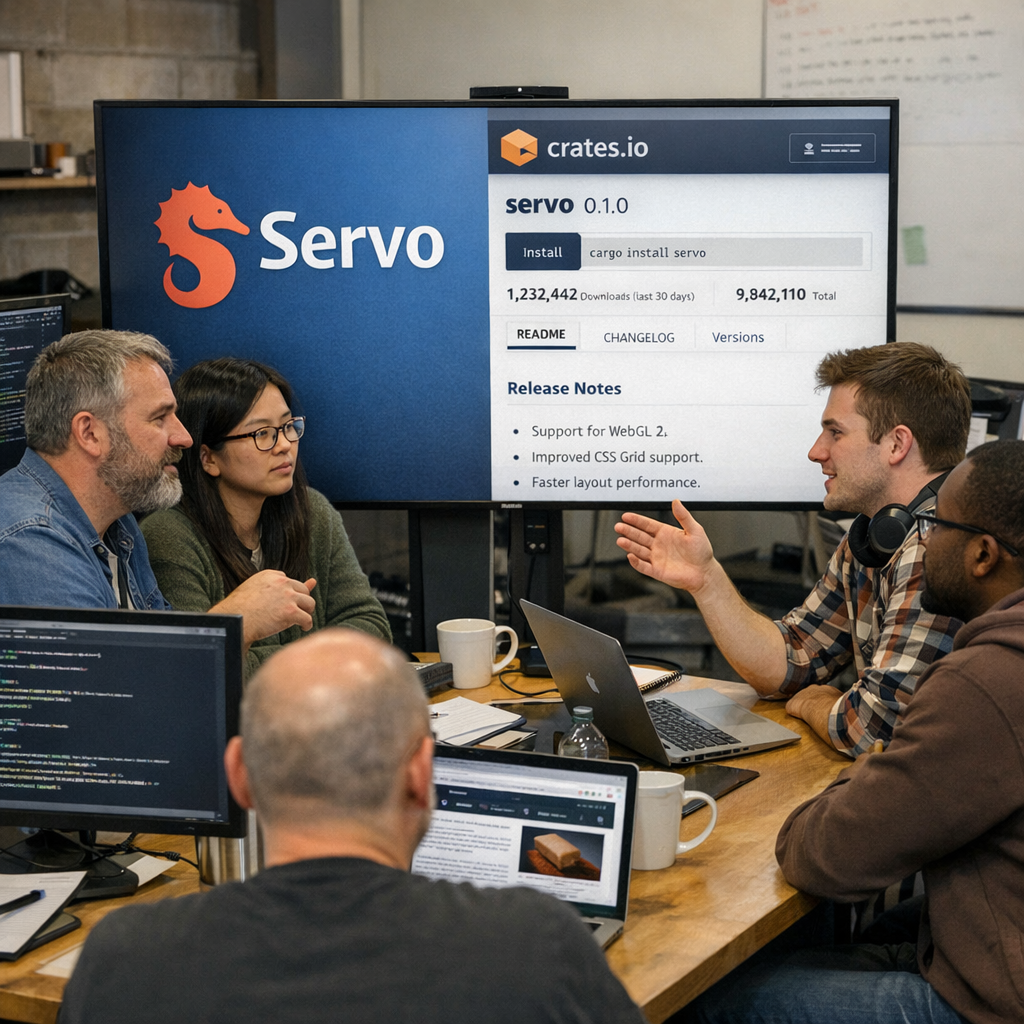 Servo终于上架crates.io：这不是1.0的狂欢，却可能是Rust嵌入式浏览引擎最关键的一步