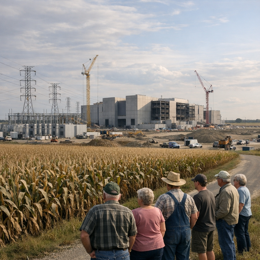 AI 数据中心下乡，美国农民先不答应了