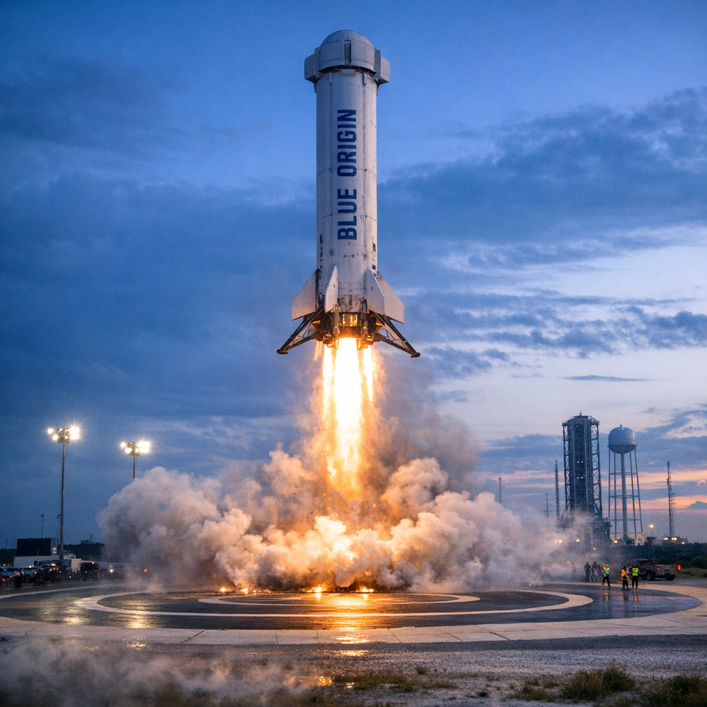 蓝色起源终于把大火箭“用第二次”了，但这次任务依然不算圆满