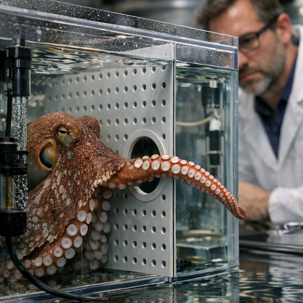 章鱼的爱情，靠“摸”出来：科学家发现雌性激素竟在给雄章鱼导航