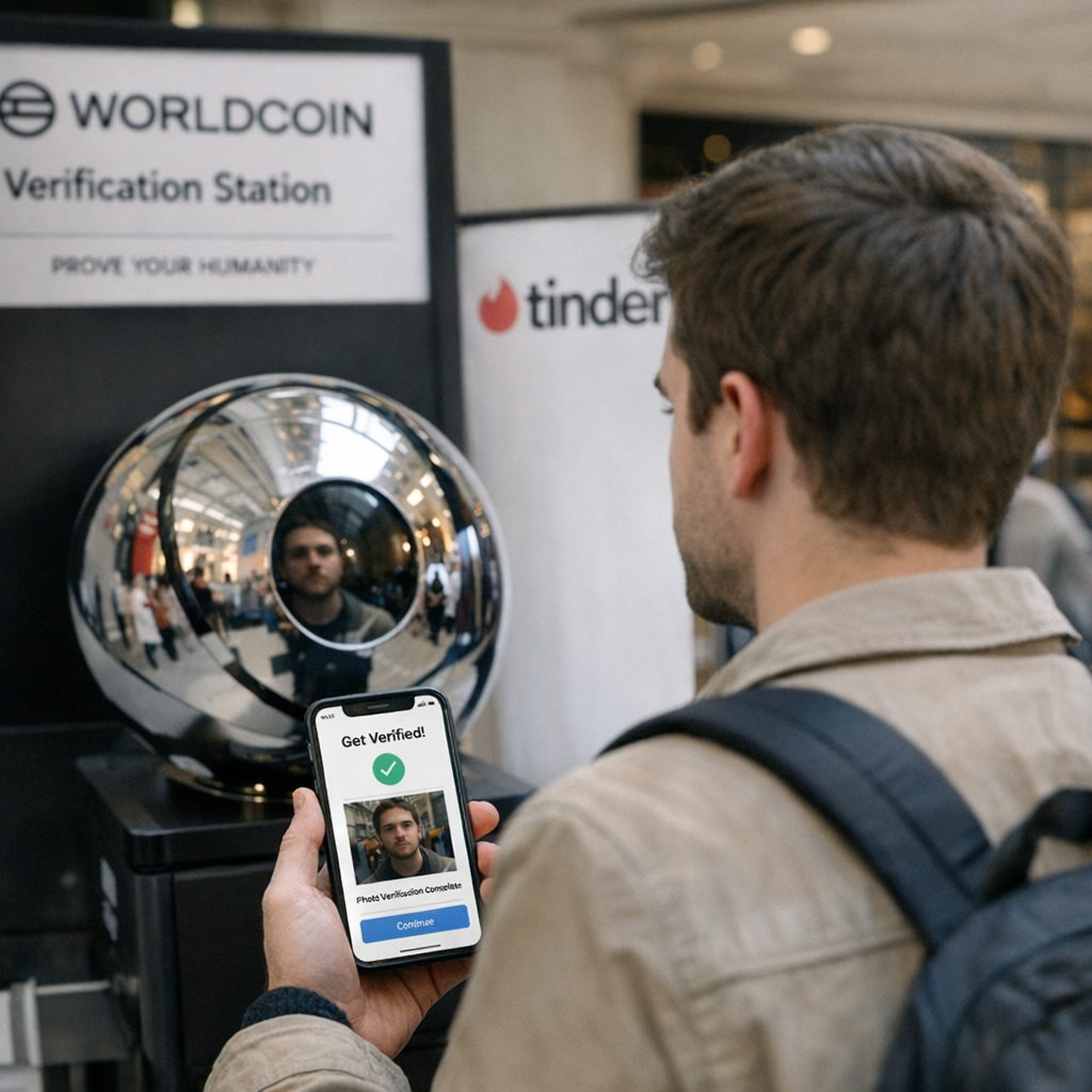 Tinder开始奖励“扫眼球”认证：AI时代，约会软件正把“你是不是人”变成新门槛