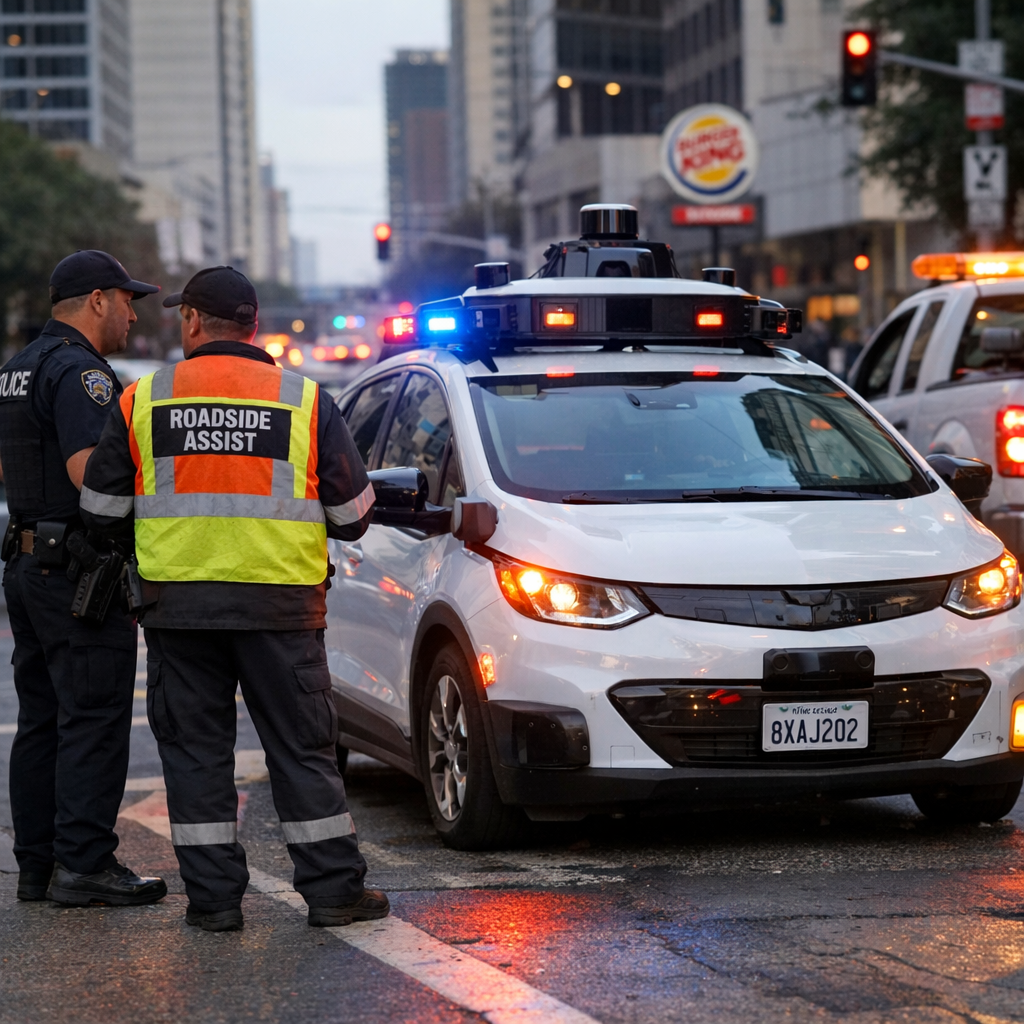 当无人出租车也要报警：Waymo狂飙之后，城市开始为“卡住的机器人”买单