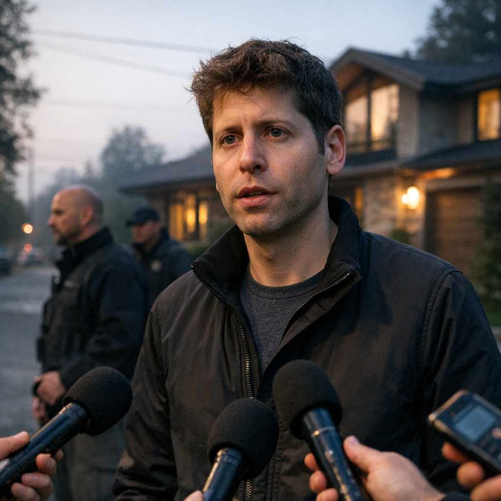 一枚燃烧瓶砸向奥特曼住宅之后：AI时代的舆论失控，开始从屏幕烧到现实