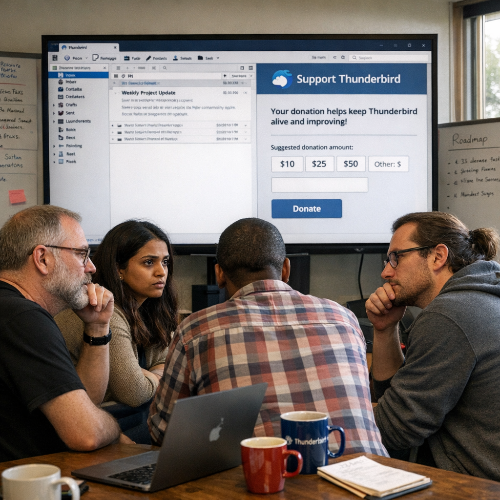 Thunderbird 再次开口要钱:当免费邮箱客户端走到“靠 3% 用户养活”的十字路口