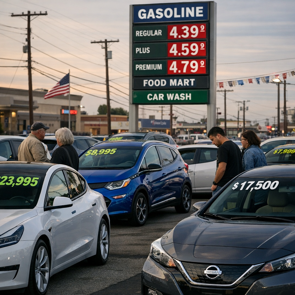 油价一涨,二手电动车突然香了:美国车市正在上演一场“补课”