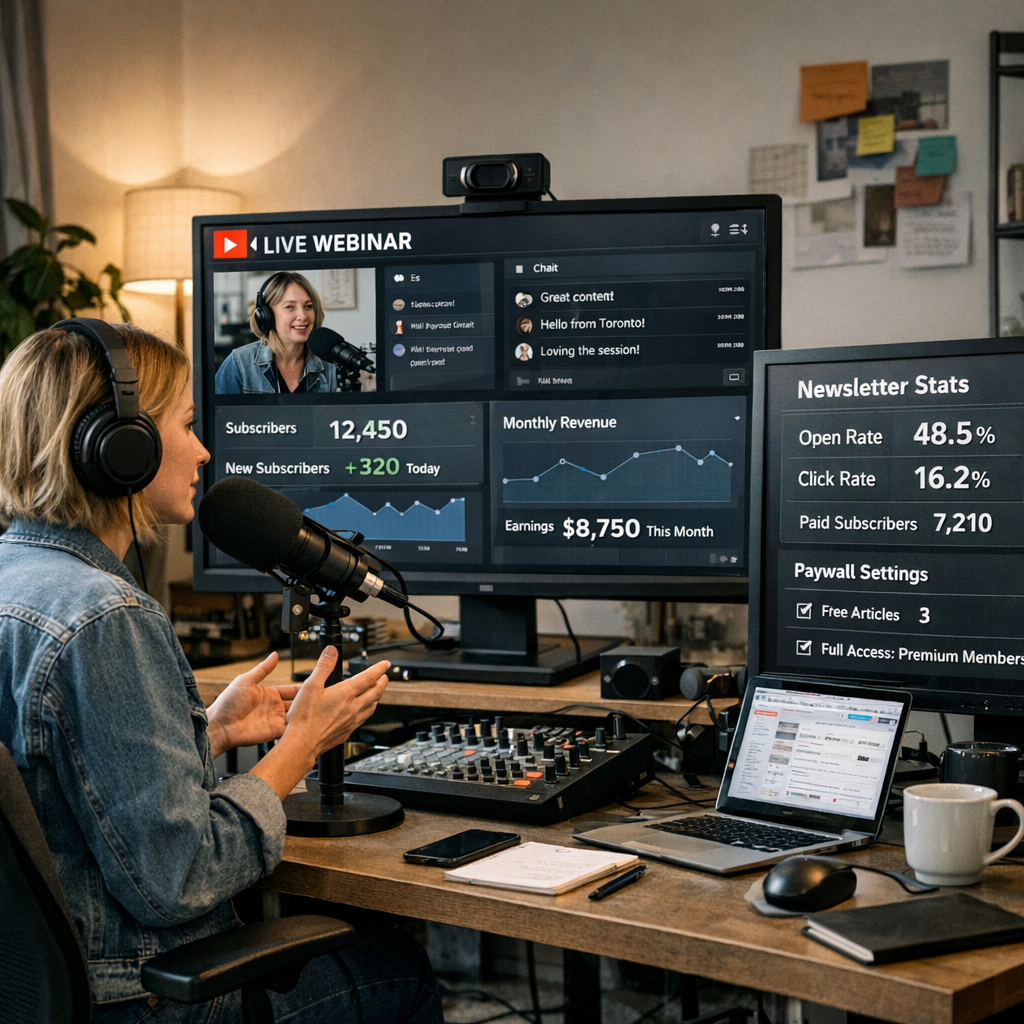 Beehiiv上线 webinar、付费试用和播客 AI：它想做的不只是 newsletter，而是创作者变现后台