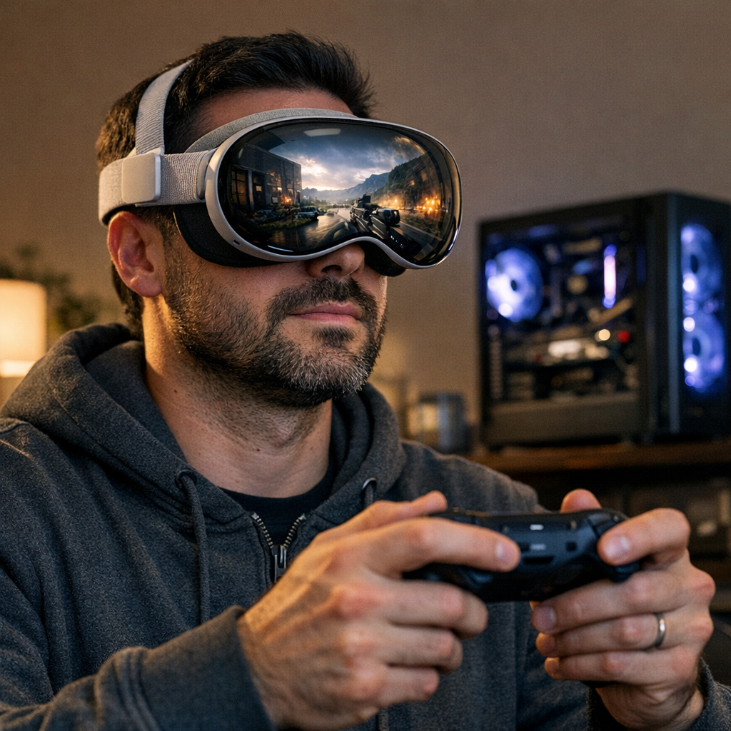 Valve把Steam Link送进Vision Pro:苹果头显终于更像一台“能打游戏的屏幕”了