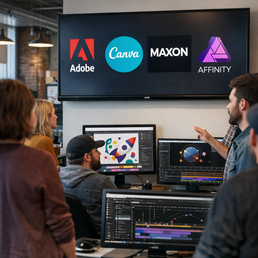 当免费开始围攻 Adobe：创意软件行业终于不想再忍了