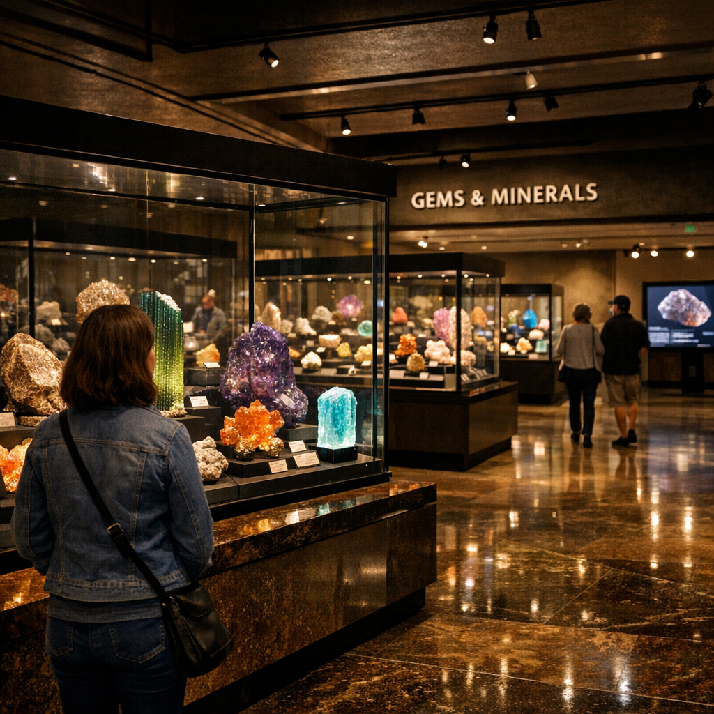 当矿物成为主角：一组展览照片，提醒我们科技世界也有“地质学的底色”