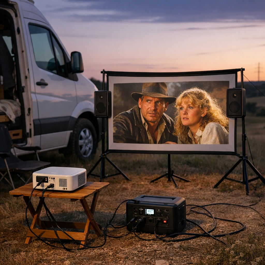 Anker 这台便携投影不拼亮度,偏要把声音做成主角