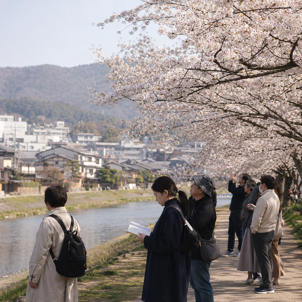 京都樱花3月29日满开：一座城市的千年花期，怎样记录气候变暖