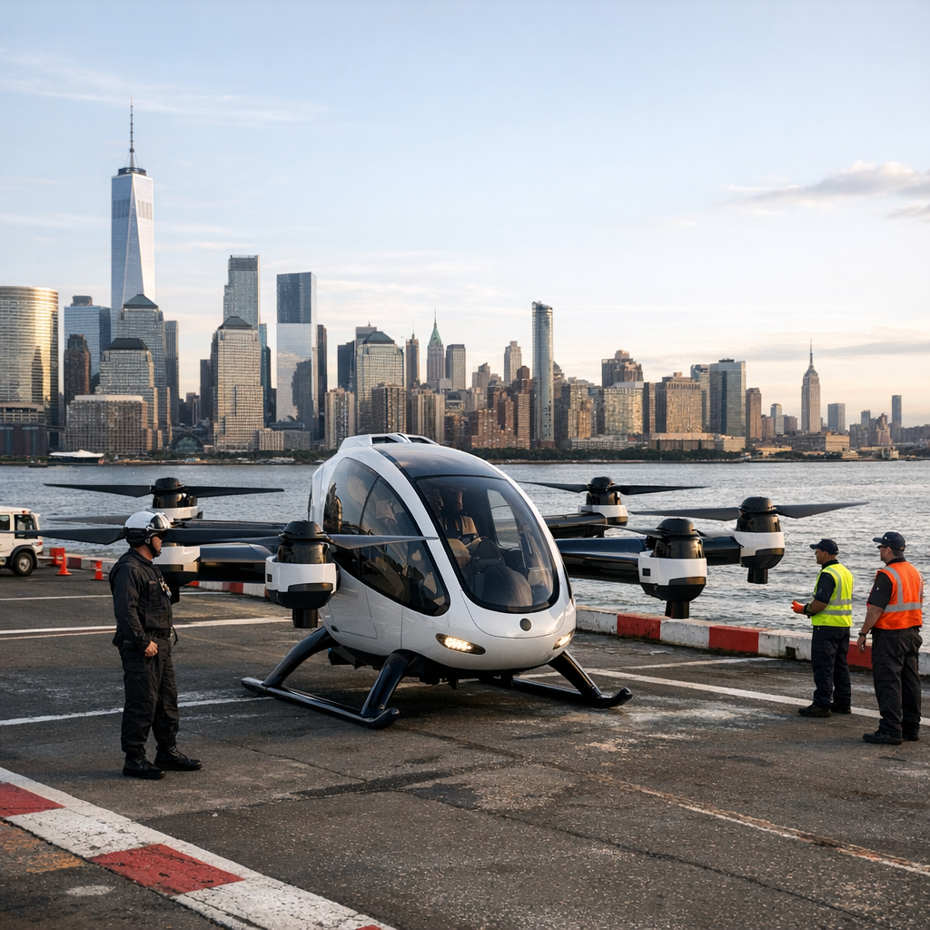 Joby飞了14分钟到曼哈顿，但空中出租车还没拿到入场券