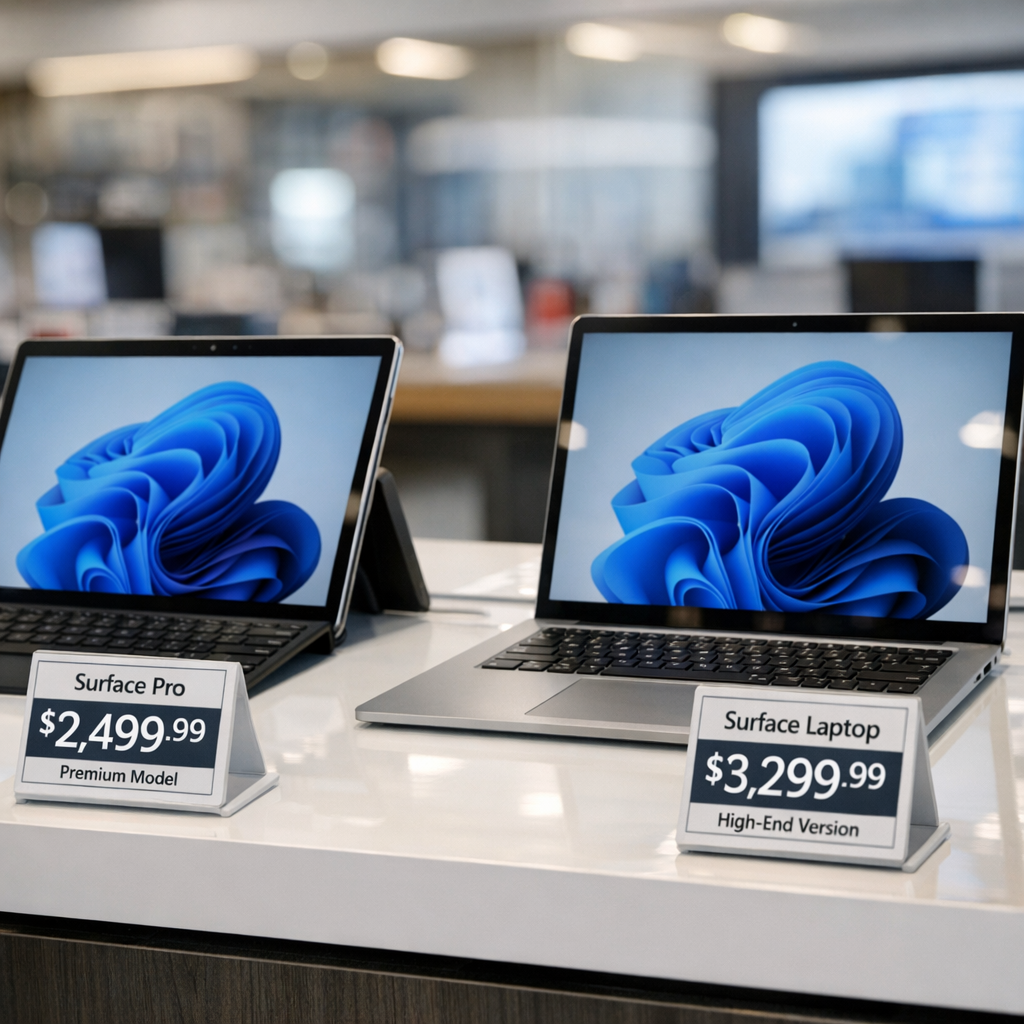 微软 Surface 集体涨价：内存荒把高端轻薄本推向了更尴尬的位置