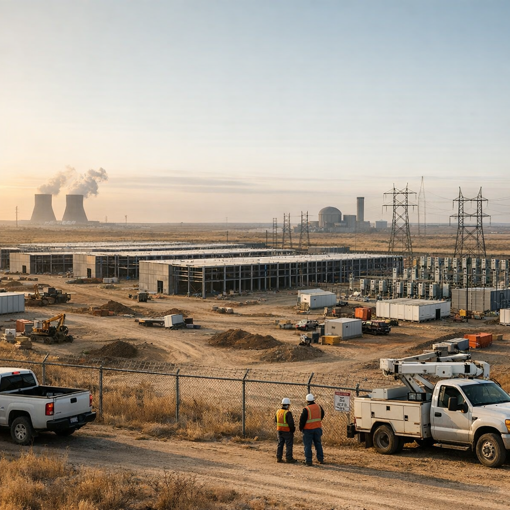 Fermi两名核心高管突退：AI核电故事没塌，但资本先开始起疑了