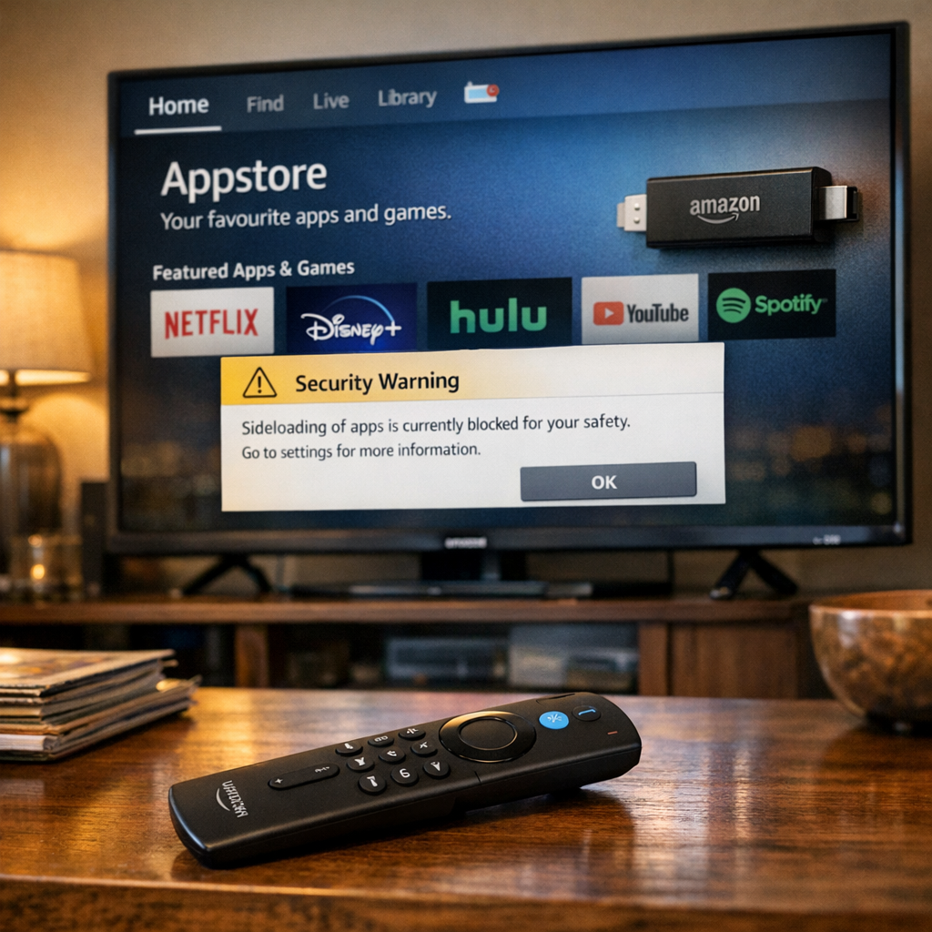 亚马逊把 Fire TV Stick 的“后门”关上了：不能侧载，才是它真正想要的未来