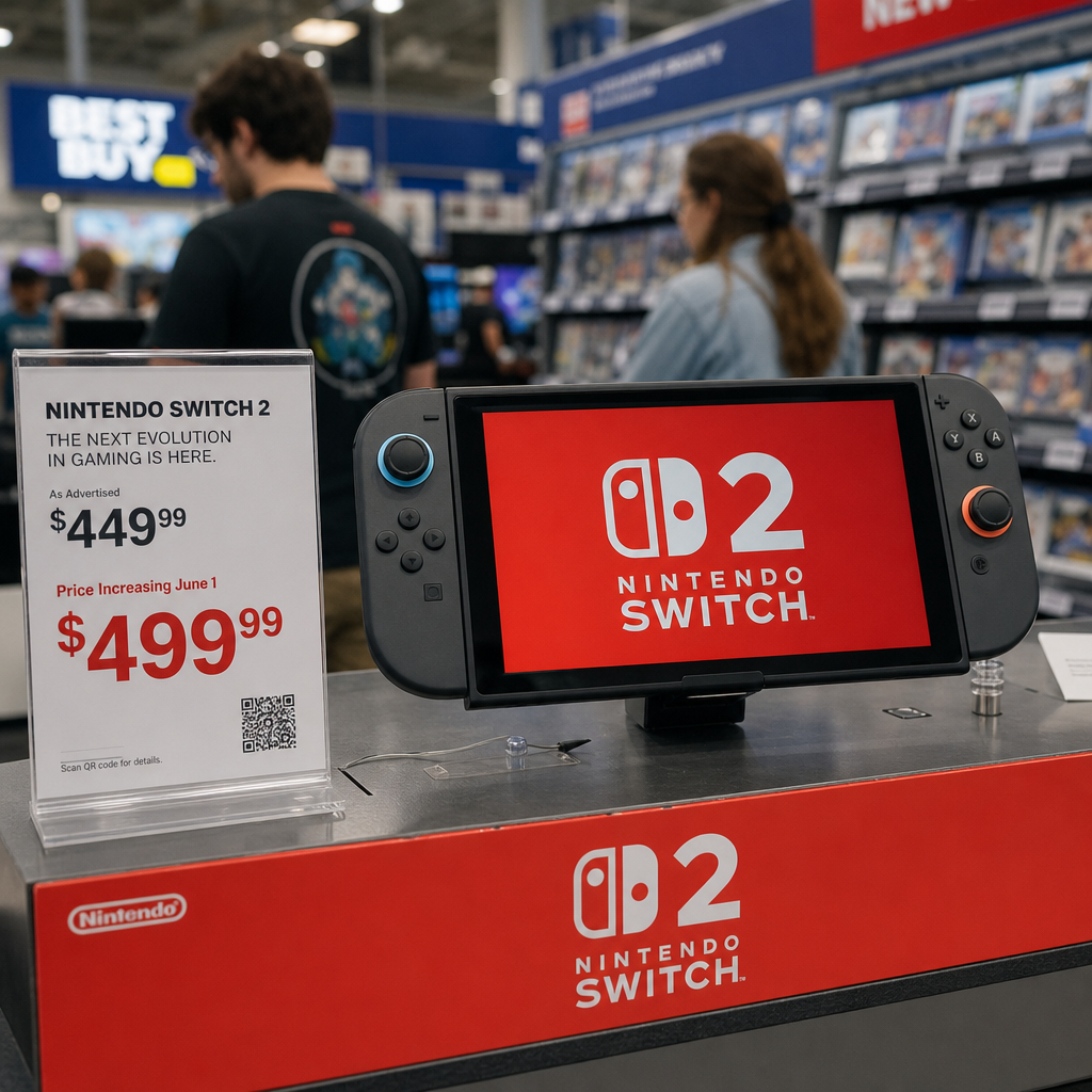 Switch 2 涨到 500 美元：任天堂把主机成本重新算给玩家