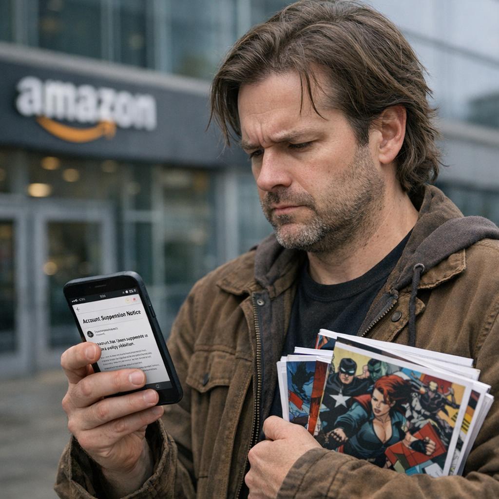 当 AI 变成“封号法官”：亚马逊误伤网漫作者，平台生意的脆弱底色又露出来了