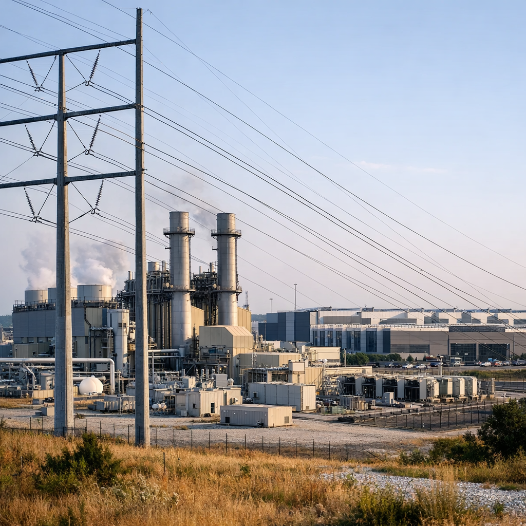 AI 数据中心抢电：美国燃气电厂两年贵了 66%