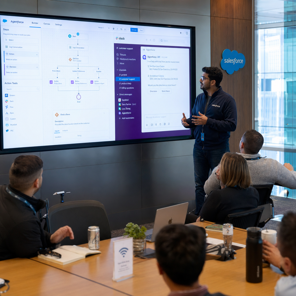 Salesforce让客户参与AI路线图：补齐最后一公里，也可能被短期需求带偏