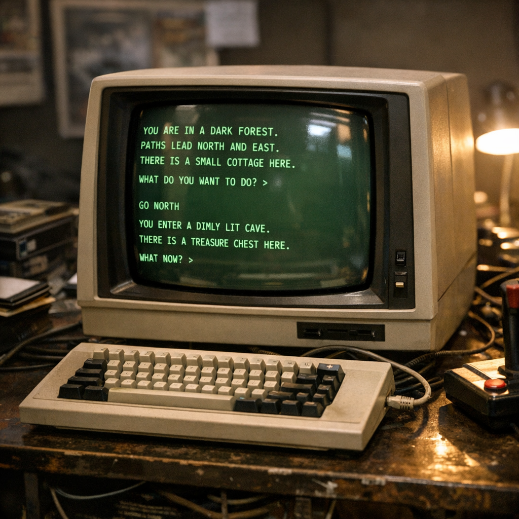 一台“假装穿越”的终端机，为什么又让人想起文字游戏的黄金年代