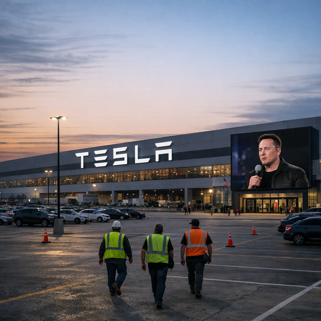 特斯拉得州超级工厂少了22%的人：当电动车神话开始回到制造业现实