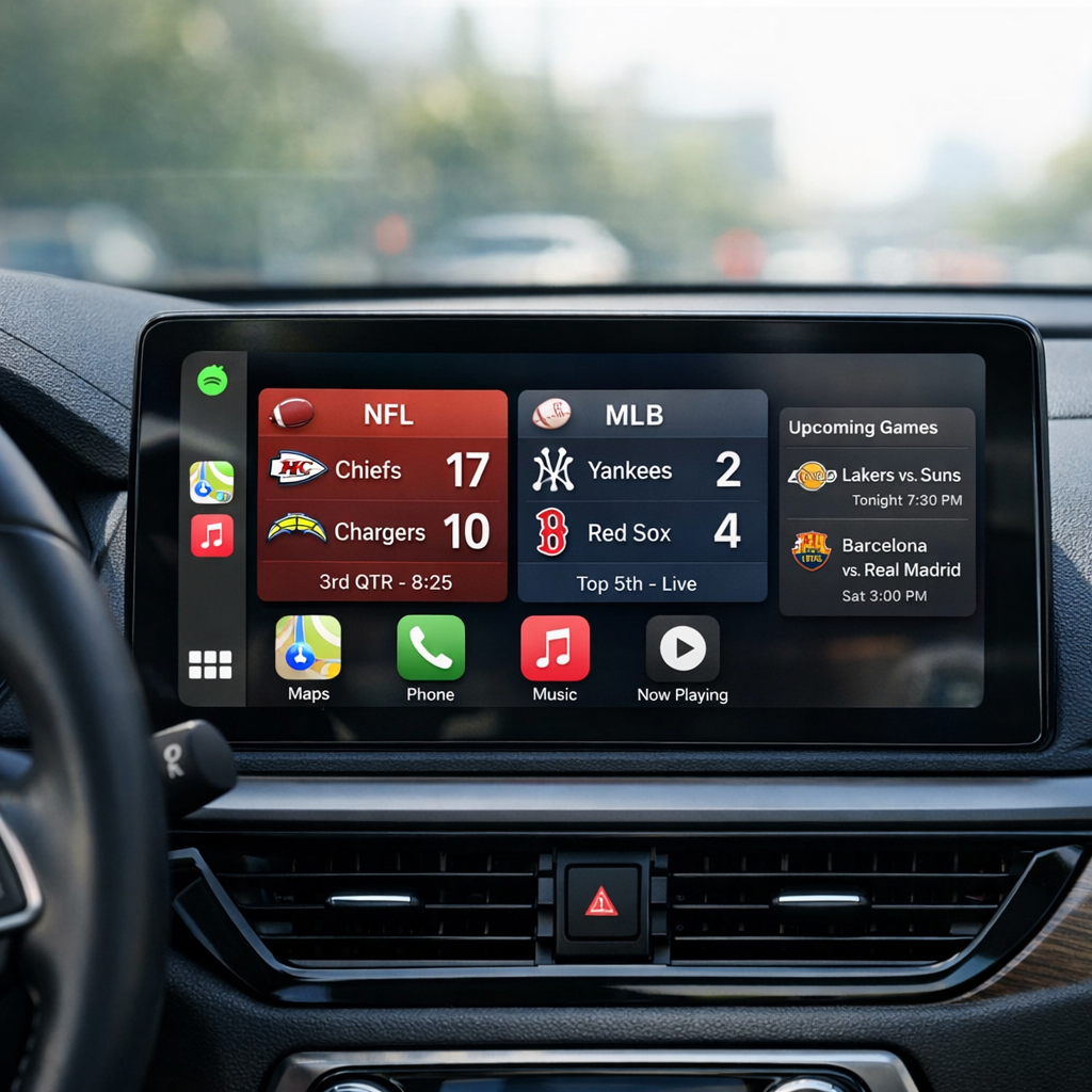 Apple Sports 终于进了 CarPlay，但这次更像苹果补交作业
