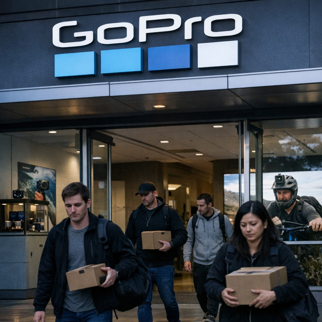 GoPro再裁23%员工:昔日运动相机王者,为什么还是没跑出下坡路?
