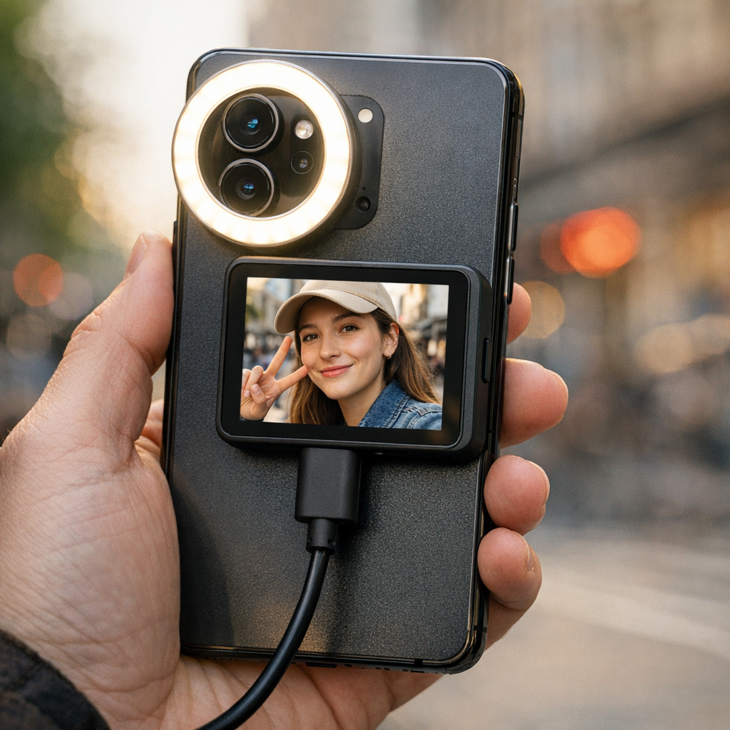 磁吸一块“小镜子”，Insta360 想让手机后摄也来接管自拍