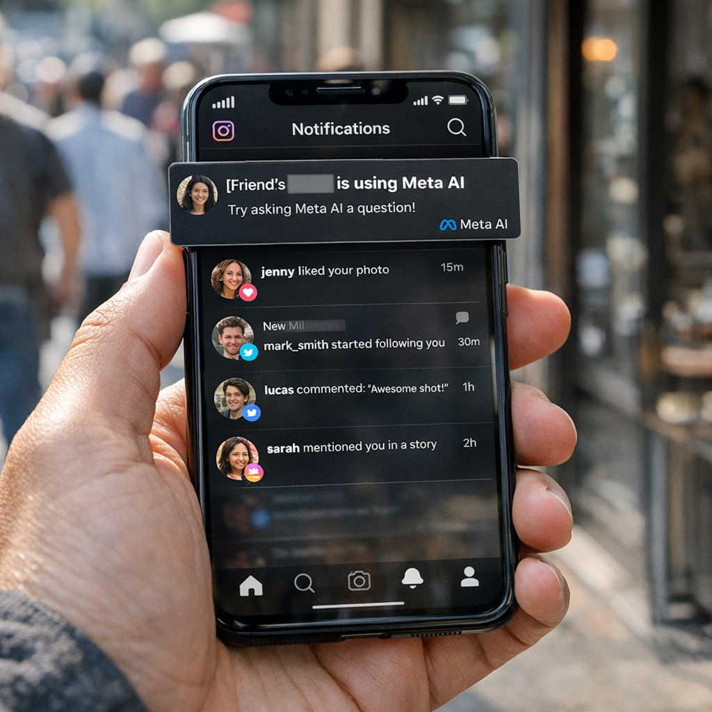 你刚装了 Meta AI，你朋友可能比你还先知道