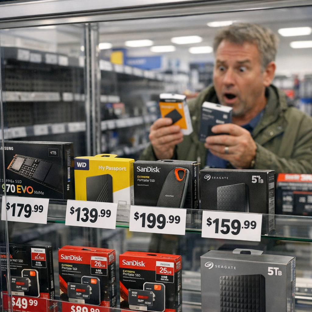 AI 抢走的不只是显存：SSD 价格失控，普通消费者也开始为算力狂欢买单