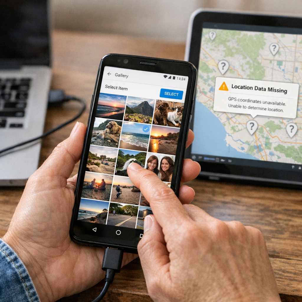 安卓替你“隐身”了：照片定位被默认抹掉，隐私赢了，Web 也被误伤了