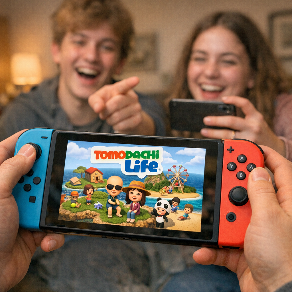 任天堂把《朋友收集：梦想生活》做得更疯了，却又不敢让你分享