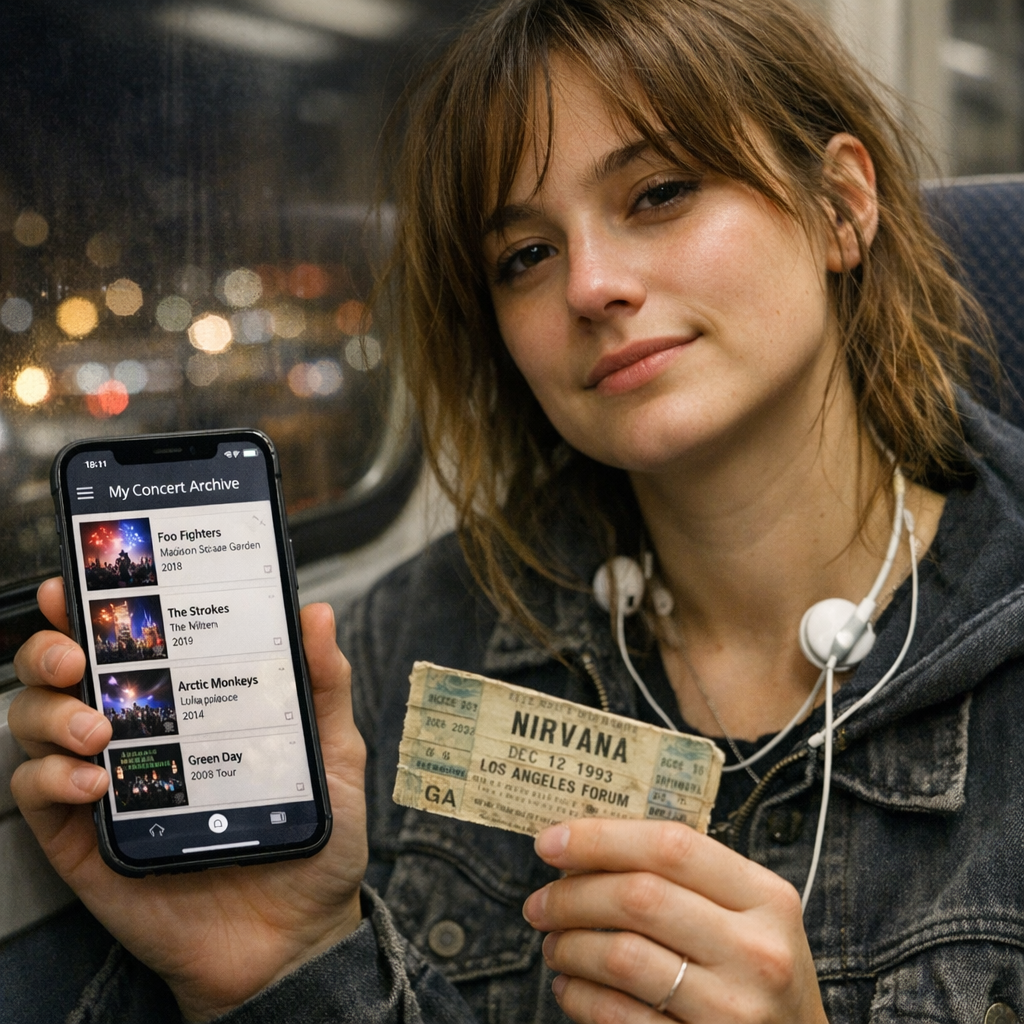 把青春里的演唱会找回来：Gigs 想把零散票根变成你的“现场音乐回忆录”