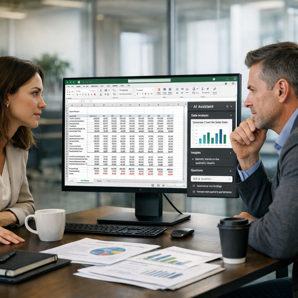 ChatGPT 进了 Excel：打工人最熟悉的表格，正在变成一个会“动手”的 AI 现场