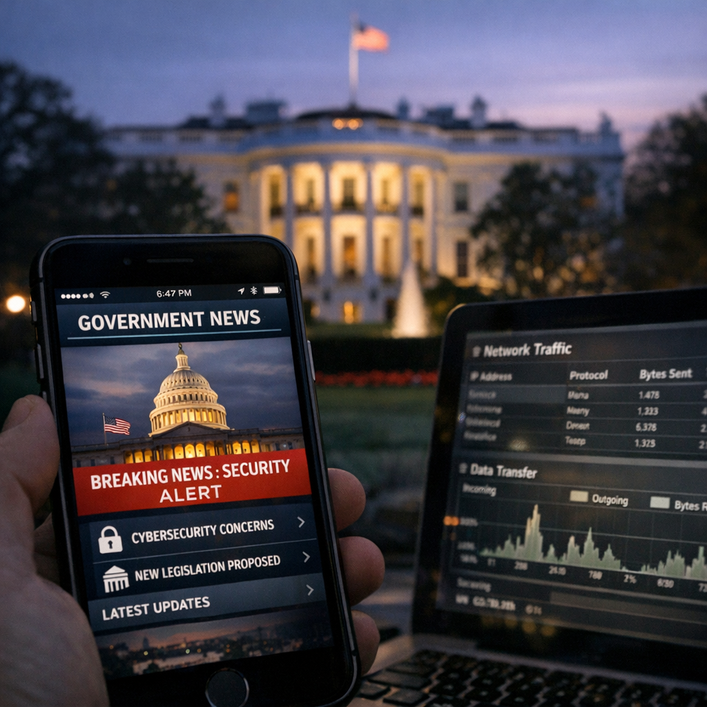 “不收集数据”背后,白宫 App 把流量发给了谁?一次抓包揭开的隐私反差