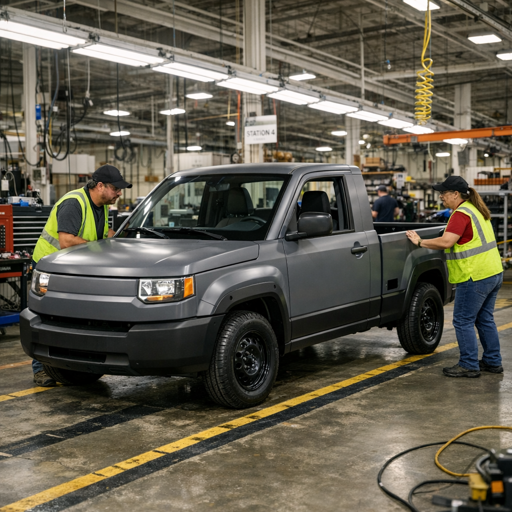 一辆没有中控大屏的电动皮卡，为什么还能拿到6.5亿美元？