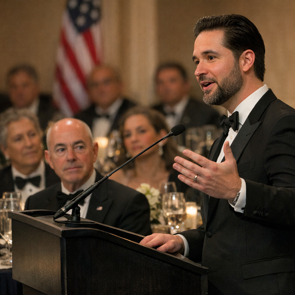 Alexis Ohanian在华盛顿公开挺移民，罕见的不是立场，是硅谷还肯开口