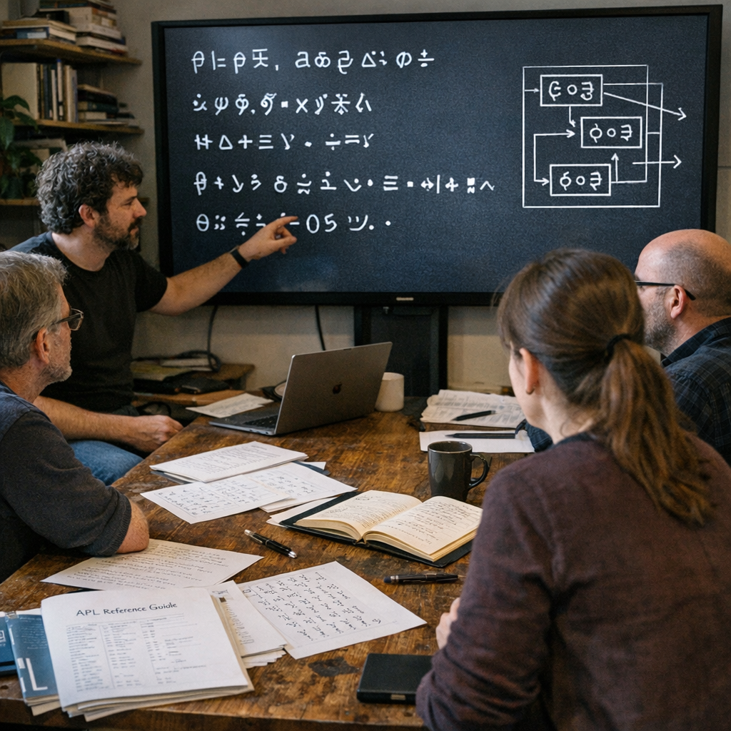 当 APL 重新变“小”：TinyAPL 用组合子把古老数组语言讲明白了