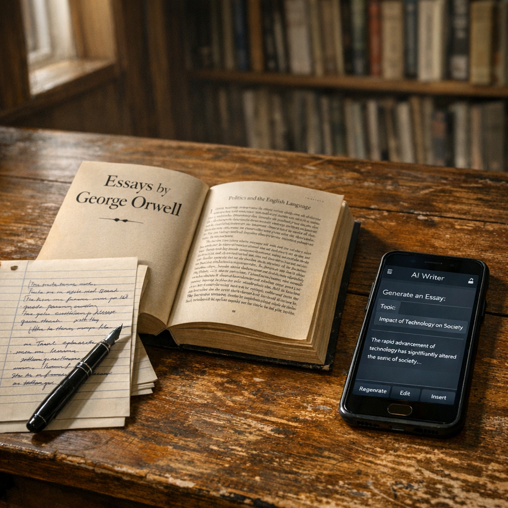奥威尔《我为什么写作》：AI 写作时代，最稀缺的是写作纪律