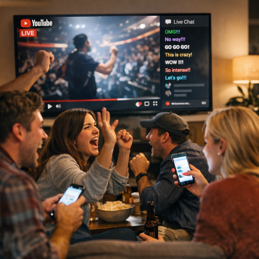 YouTube终于学会“别在高潮时插广告”：直播氛围，开始比流量更值钱了