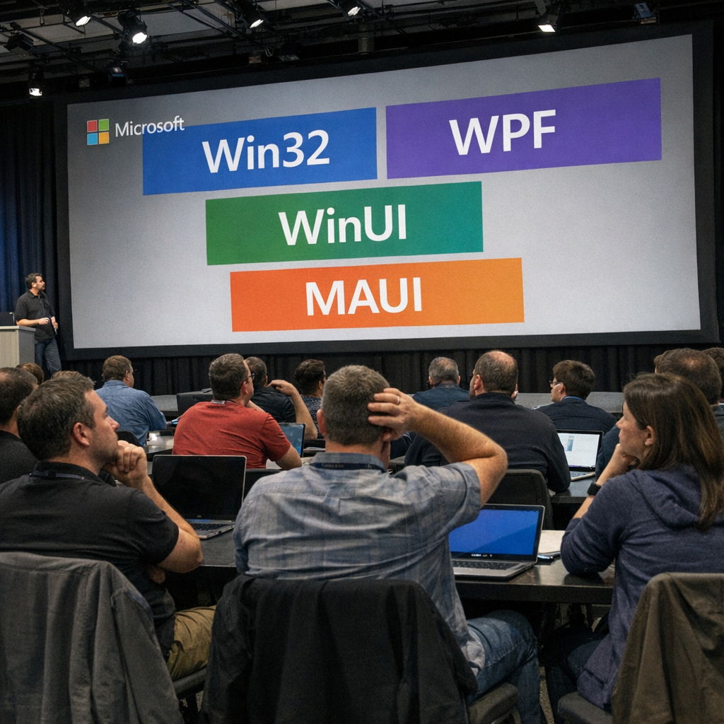 微软桌面开发为什么总让人犯迷糊：一场持续三十年的 GUI 路线之乱