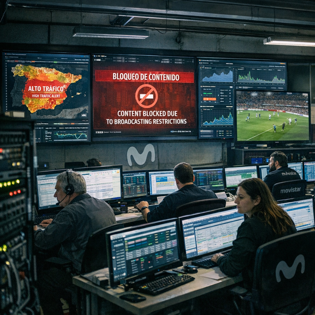 看球不只是卡顿了：西班牙电信把“封 IP”从足球扩到网球、高尔夫，整个互联网都可能陪跑